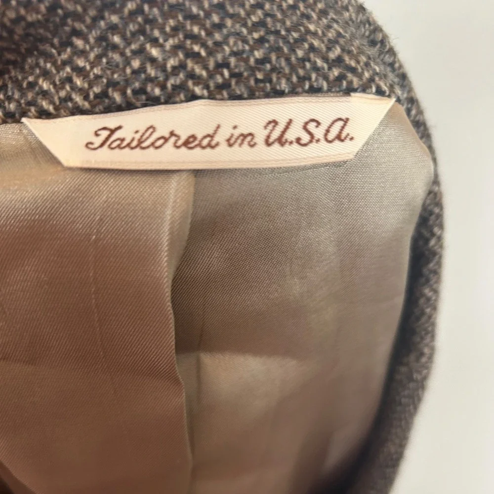Stafford herringbone tweed